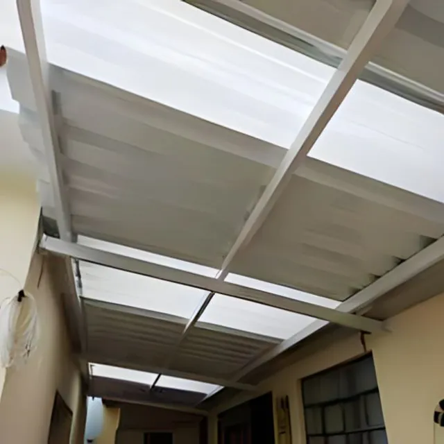 Cobertura Fixa de Telha Metálica Simples — referência visual da família de produtos