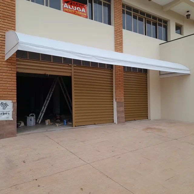 Toldo fixo de lona