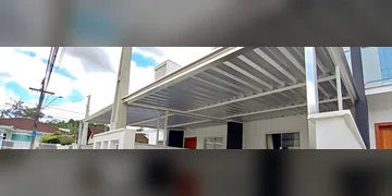 Estrutura para cobertura metálica